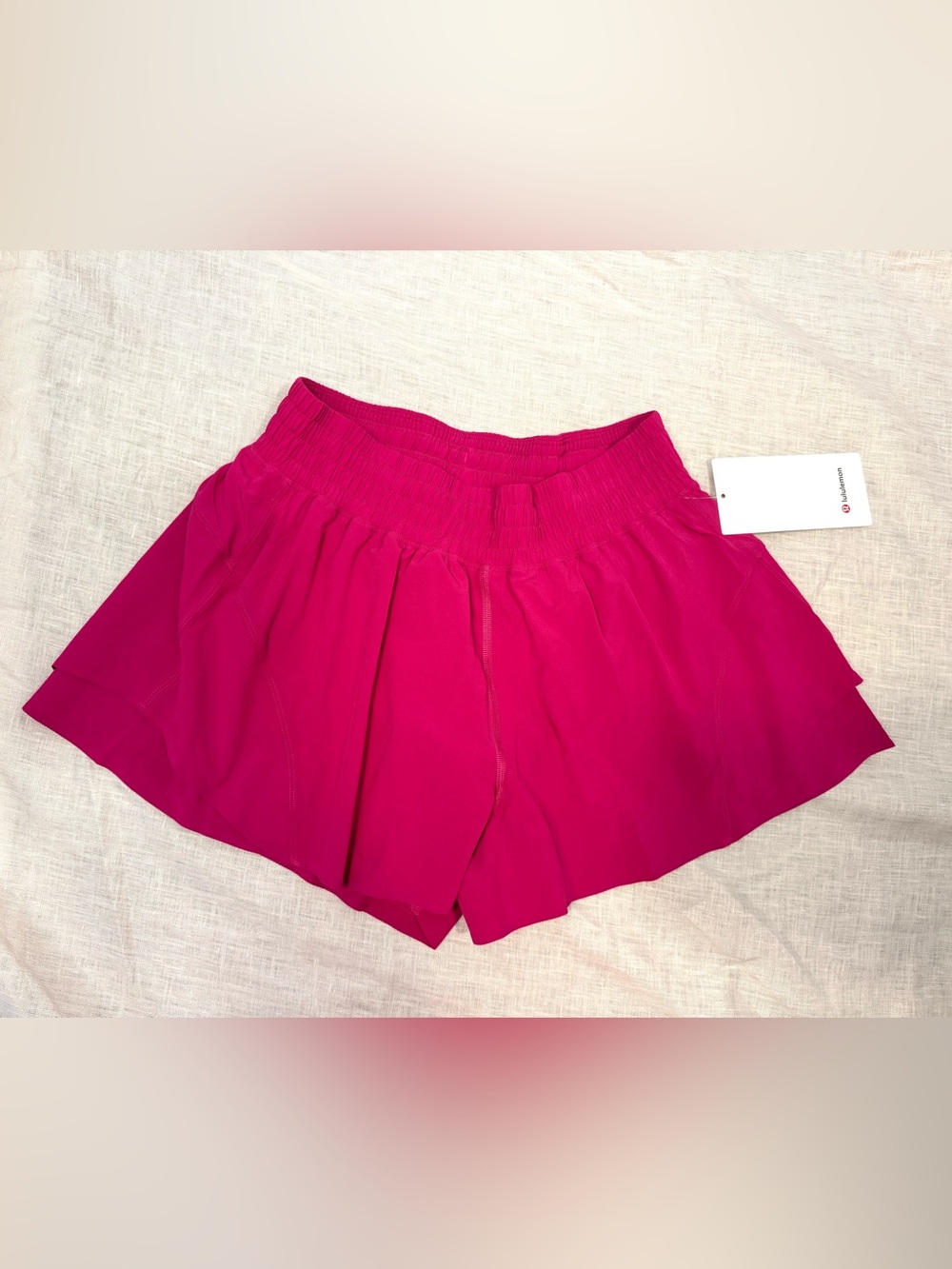 Lululemon Shake It Out High-Rise Run Shorts 2.5” Pink Flare NWT - Picture 5 of 16
